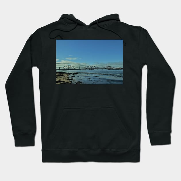 The Forth Rail Bridge At Dusk Hoodie by golan22may